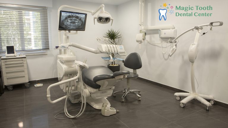 A treatment room at Magic Tooth Dental Center